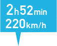 2h52min 220km/h